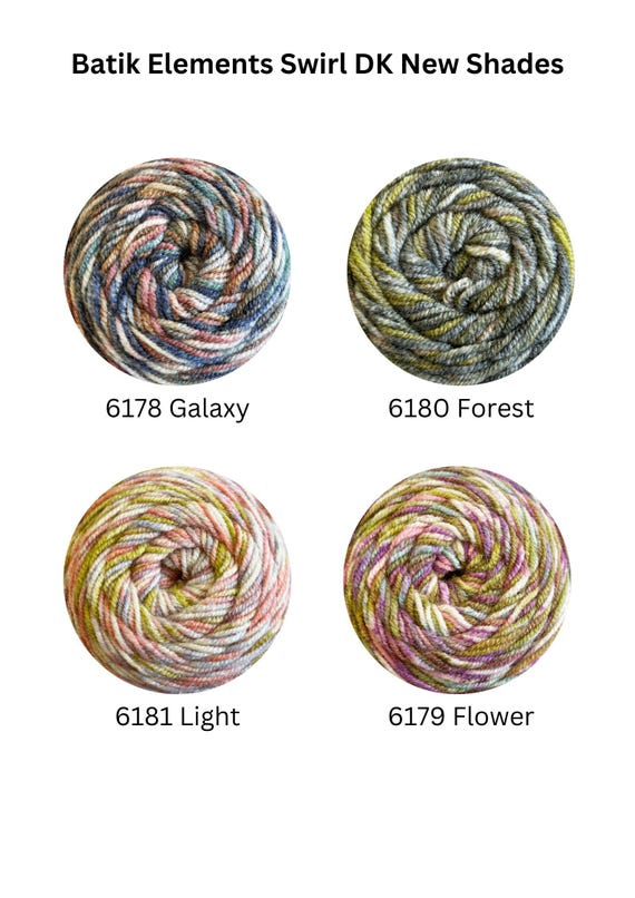 Stylecraft Batik Swirl DK Gomitolo Da 200g, Lana E Acrilico, Colore Foresta (3737), Per Uncinetto E Maglia