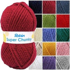 Robin Super Chunky 100g Yarn - Various Colours