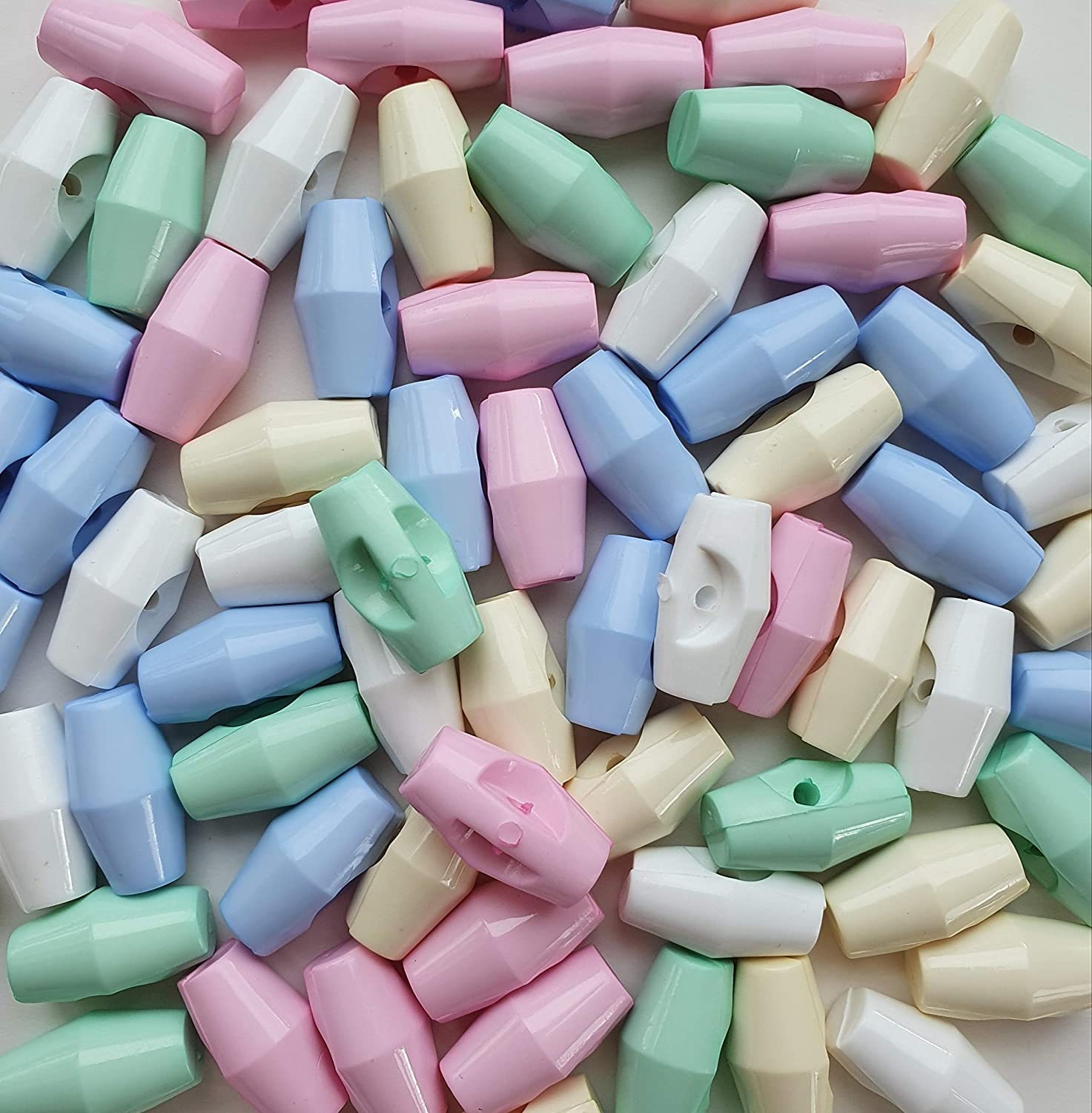 100 Baby Toggles Assortment Size 3/4 20 Each White Etsy