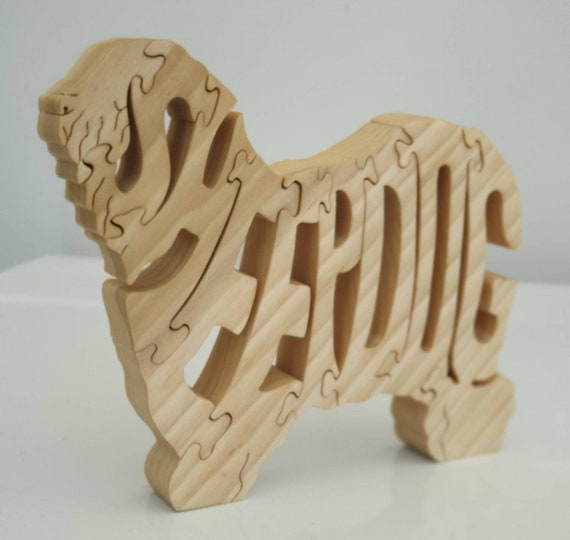 wooden animal jigsaw