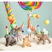 Party animals / Safari Party Cake / Safari Animal Cake Toppers / Giraffe cake topper