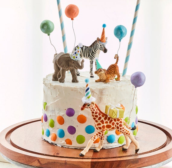 Kit Decoración de Tartas Animales - Comprar Online {Miles de Fiestas}