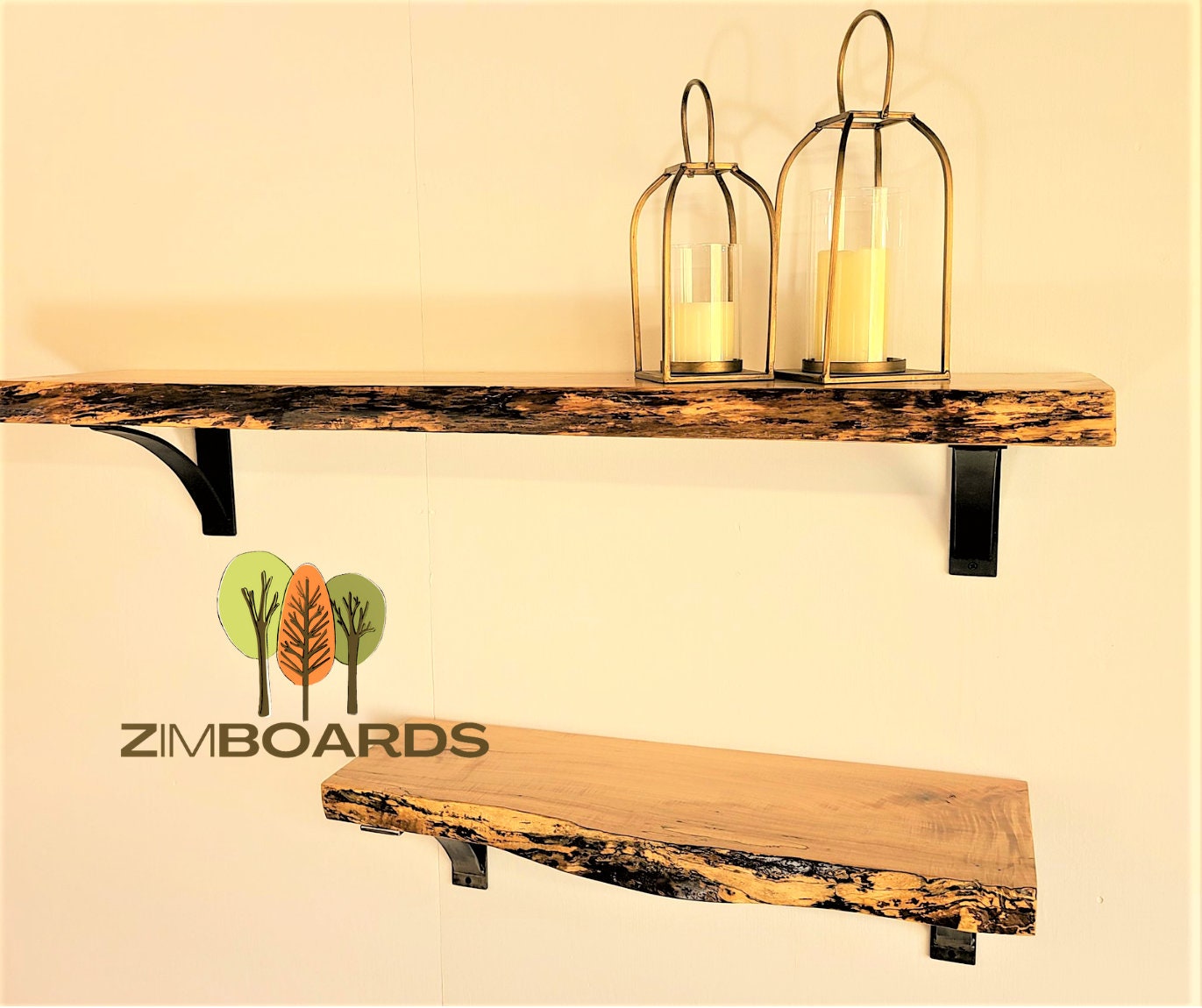 30 Live Edge Maple Shelf 30 Wide 2 Thick Etsy Australia