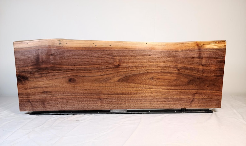 Live Edge Black Walnut Floating Shelf - Thumbnail 3