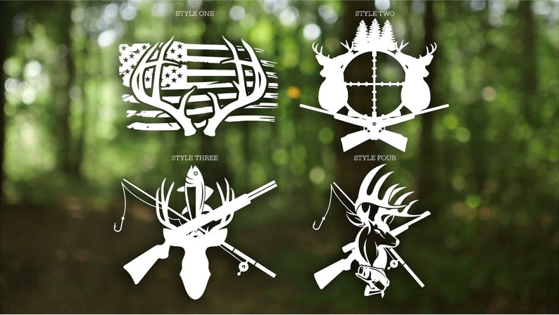 Download Hunting svg Fishing svg Hunting and Fishing Decals Antlers ...