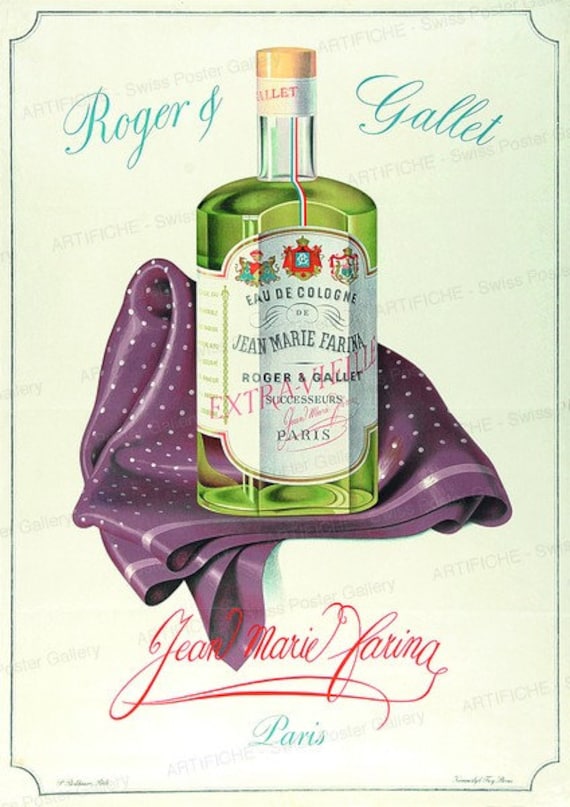 Muestras de Flacon Vintage Roger Gallet Jean Marie Farina eau de cologne doble extrait Muestras 1ml 2ml 3ml y mas Etsy Espana