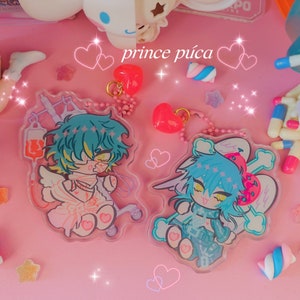 Aoba & Towa Akrylberlock Dramatiskt mord / Långsam skada