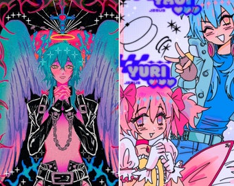 YAOI and YURI Art Print: Dramatical Murder, Madoka, Aoba (A5)