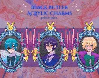 Butler Acrylic Charm 8cm Gothic Demon