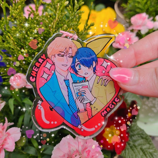 Cherry Magic! Thirty Years of Virginity Can Make You a Wizard?! Acrylic Charm Boys Love BL