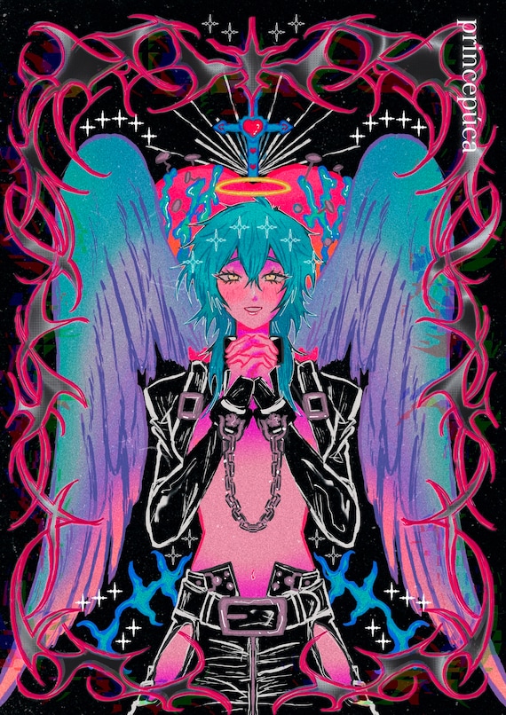 YAOI and YURI Jesus Aoba Dramatical Murder and Madoka & Aoba Native A5 Art Print