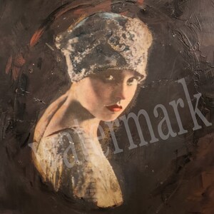Vintage Flapper from Roaring Twenties; Al Capone Prohibition mobster