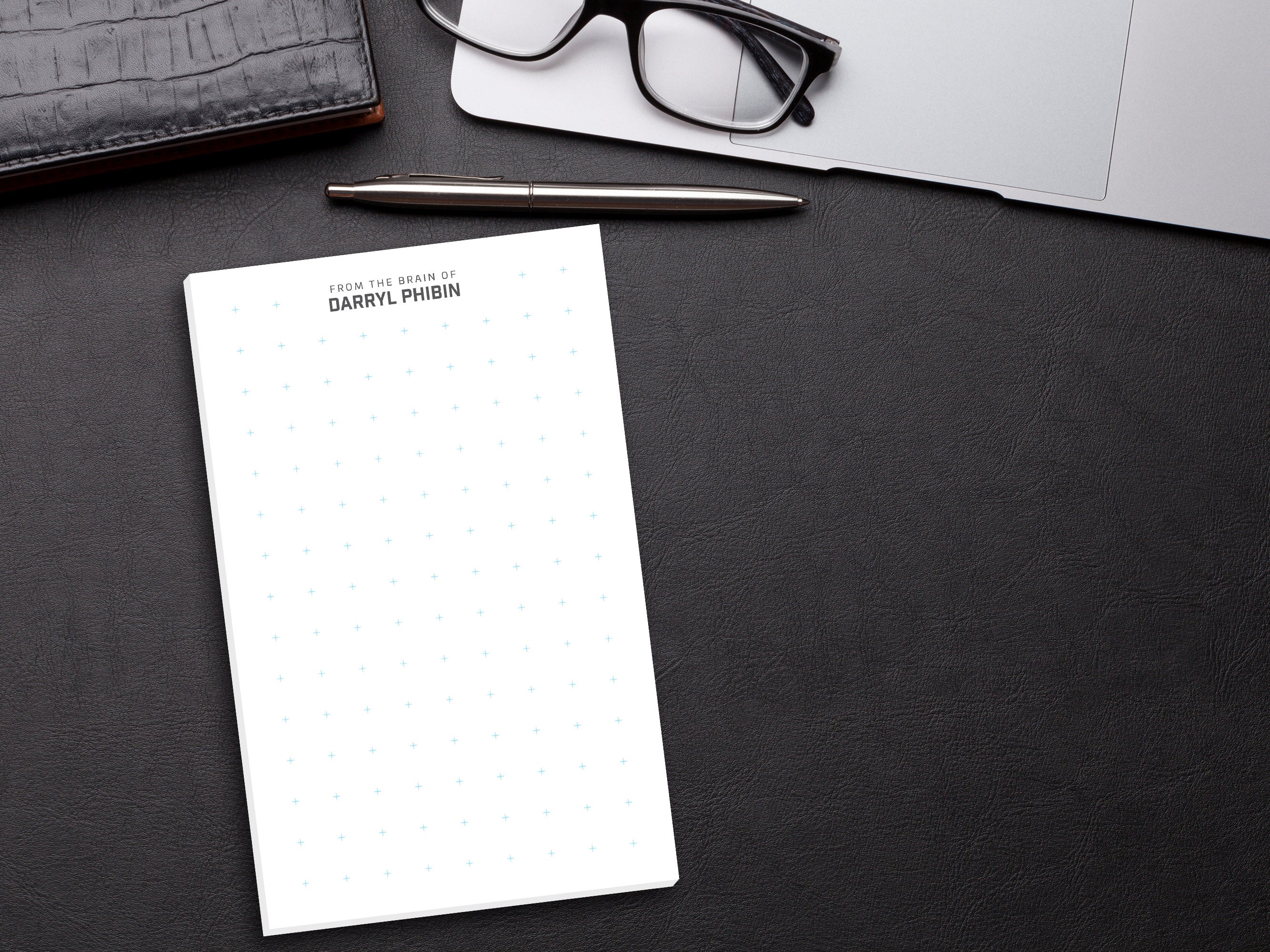 Grid Pad / Personalized Notepad / Gift Custom Notepad / Custom Etsy