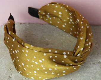 Bronze Polka Dot Twist Haarreif