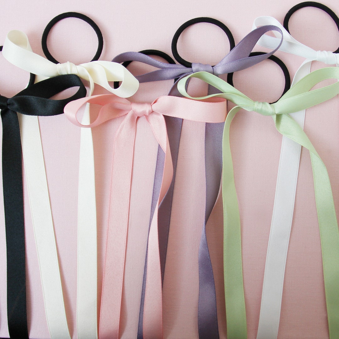 ribbon tie hair tie