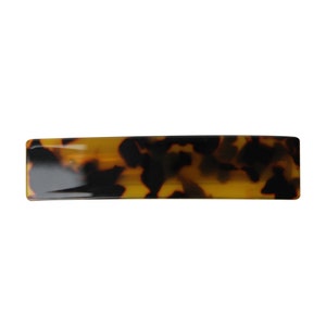 Dark Tortoiseshell Statement Hair Barrette