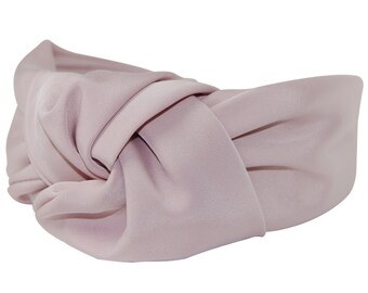 Dusky Pink Statement Knotted Headband