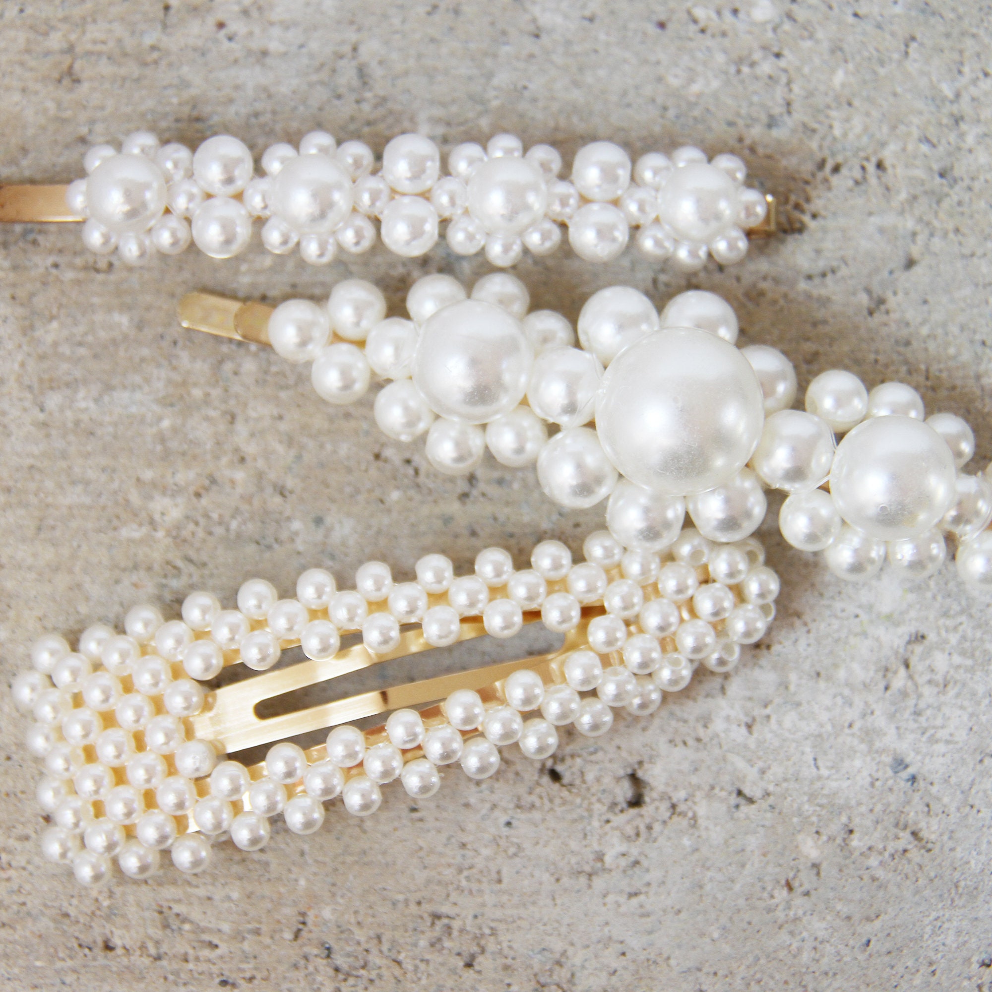 Minigram Pearls Hairclip S00 - Women - Accessories