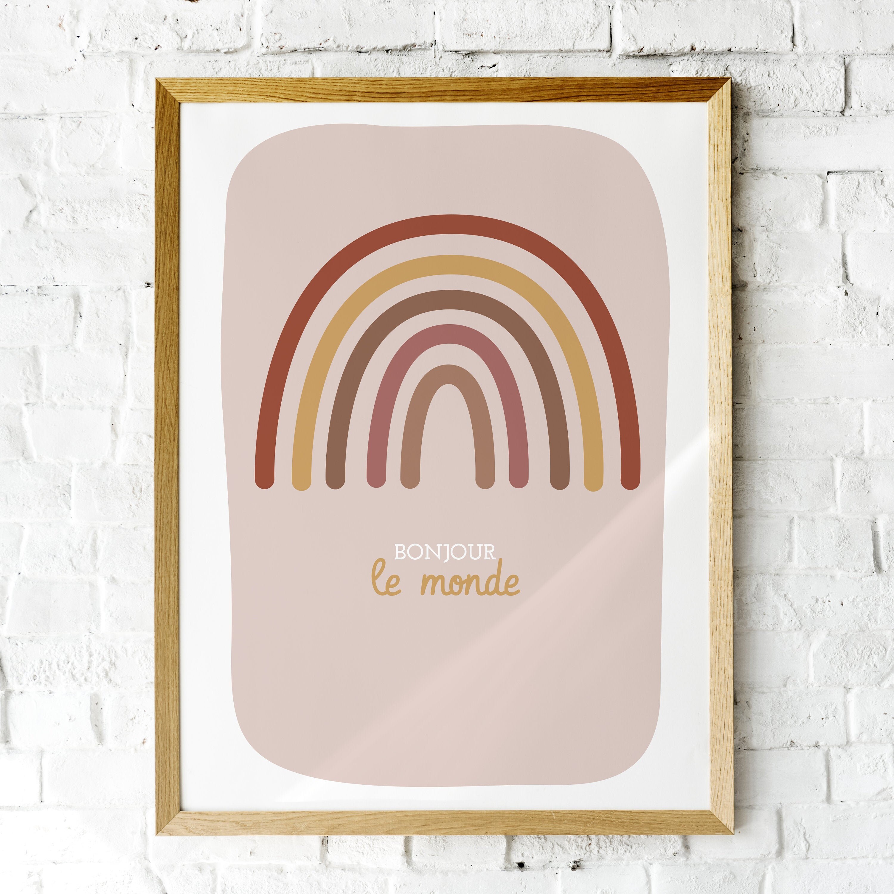 Affiche A3 Arc-En-Ciel