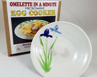 Omelette Cooker FREE SHIPPING - (Hand Painted) Hand-Thrown by Patrick Tutt