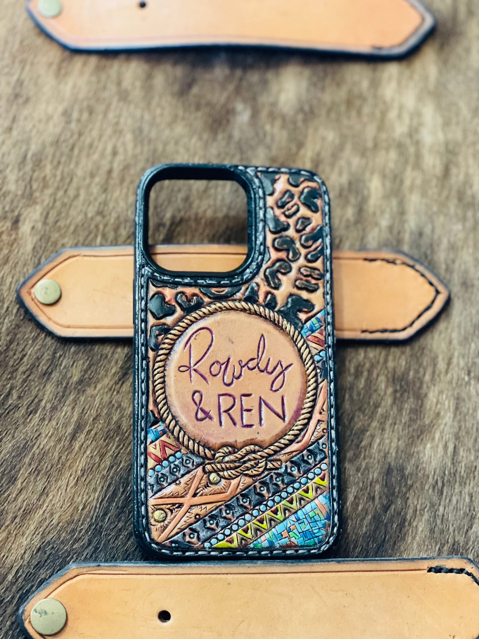 Custom Leather Phone Cases Etsy