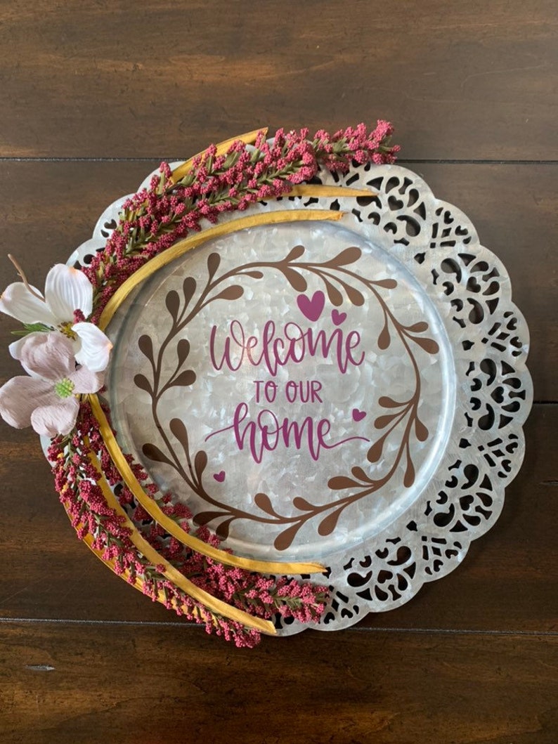 12 metal door hangerwreath
