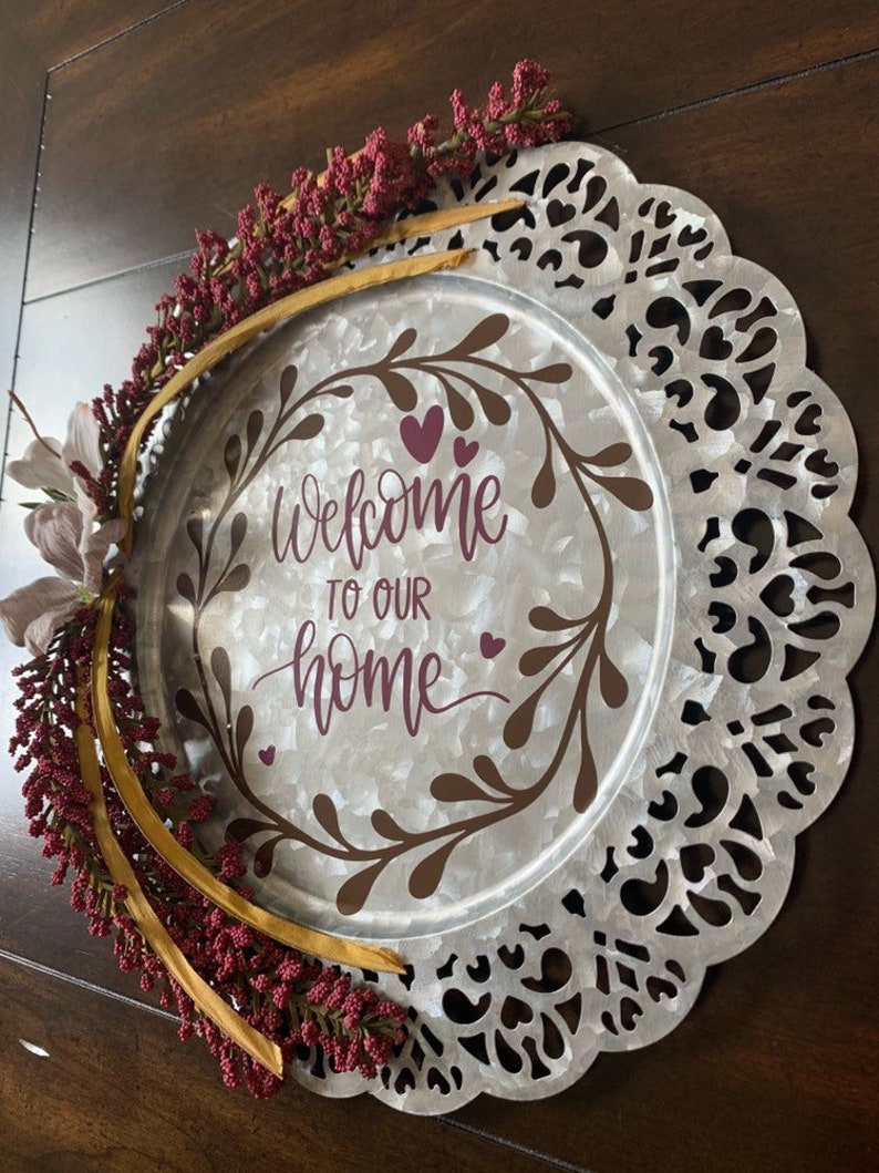 12 metal door hangerwreath