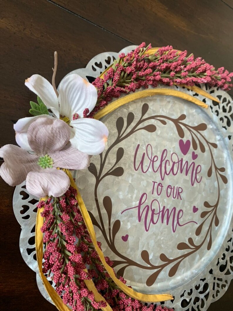 12 metal door hangerwreath
