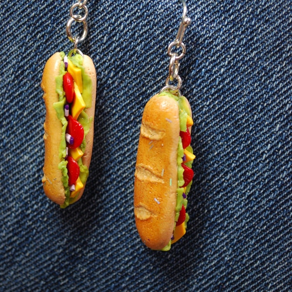 Sub Sandwich Earrings