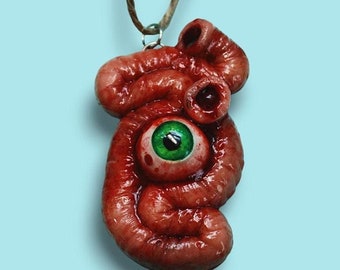 Eyeball Intestine Ornament | Anatomy Decor | Spooky Halloween Decoration