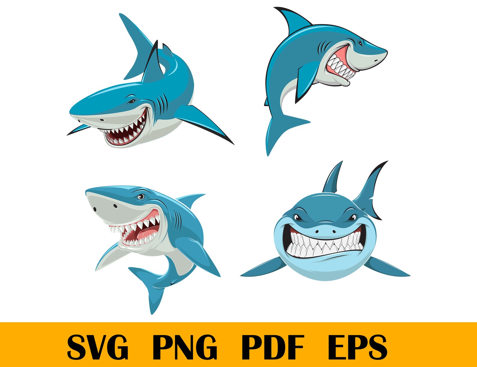 Download Shark SVG Shark Bundle SVG Shark Week SVG bundle Shark | Etsy