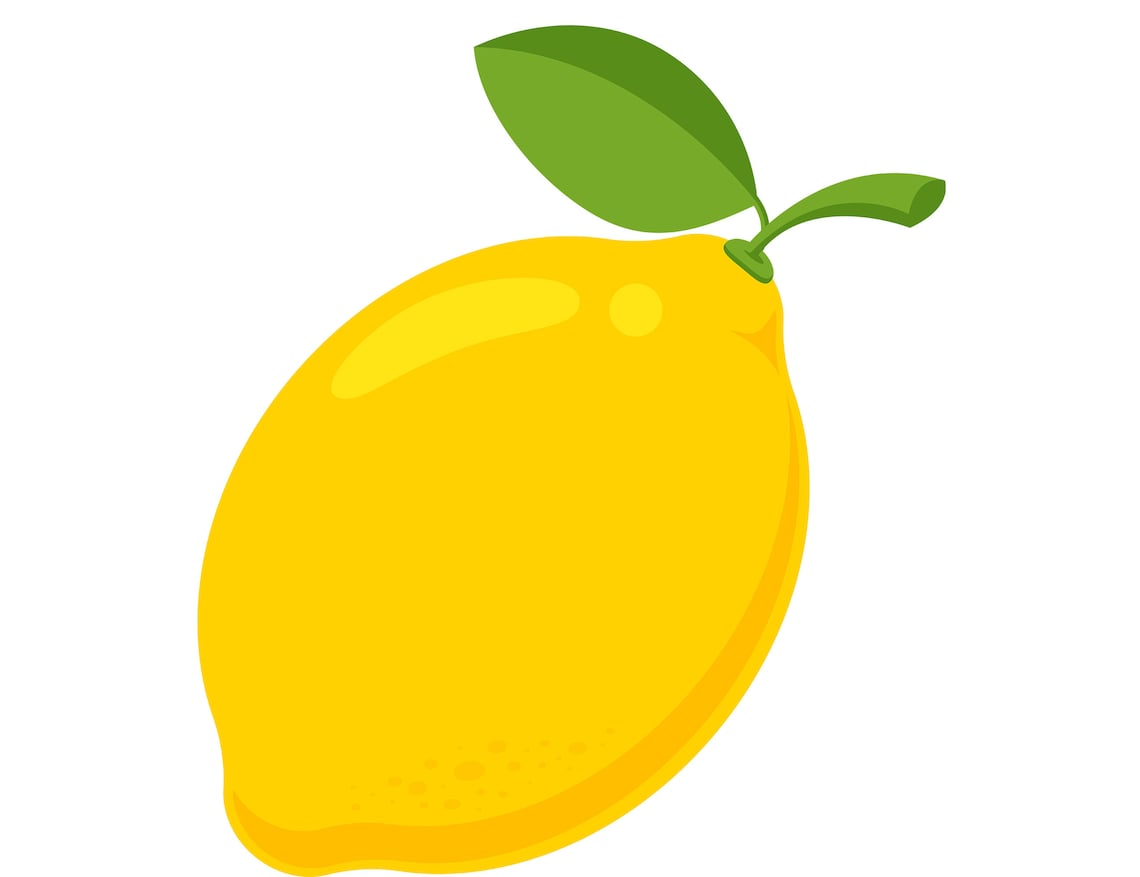 Lemon SVG Lemon Fruit Svg Lemon Clipart Lemon print Summer | Etsy