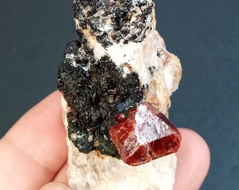 Zircon With Biotite From Gilgit,Baltistan,Pakistan.