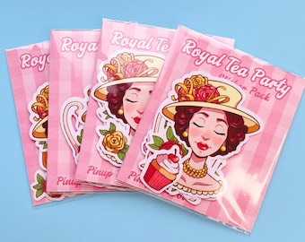 Royal Tea Party The Crown 14 Design Sticker Pack