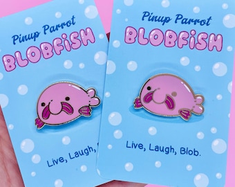 Blobfish Enamel Pin