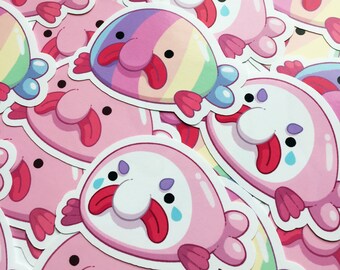 Blobfish Stickers