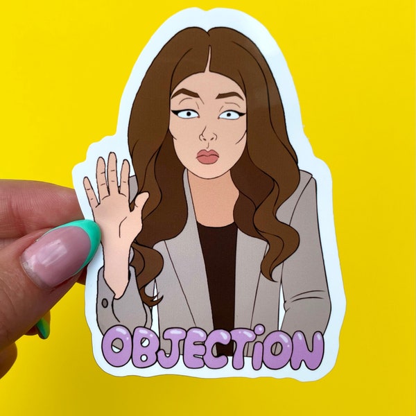 Camille Vasquez Johnny Depp Objection Funny TikTok Sticker Decal