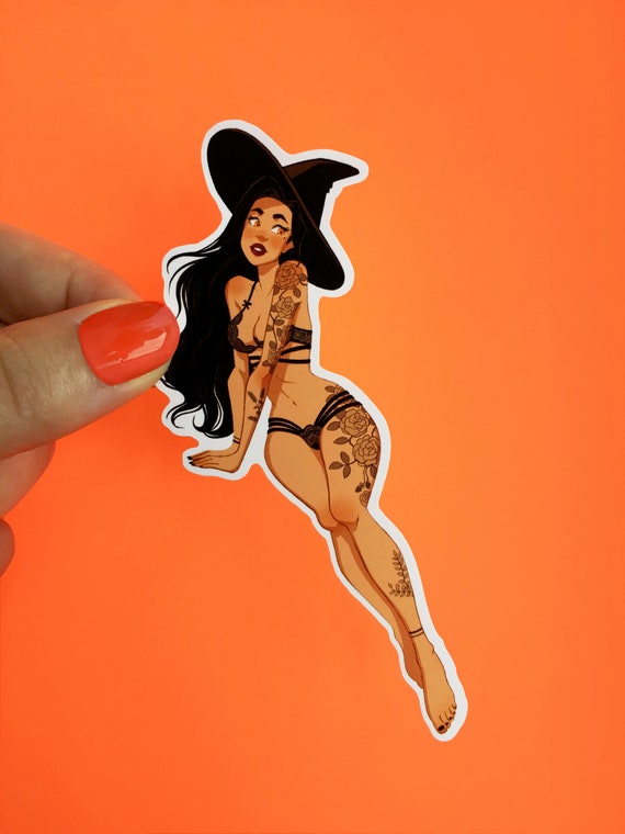 Sexy orange M&M | Sticker