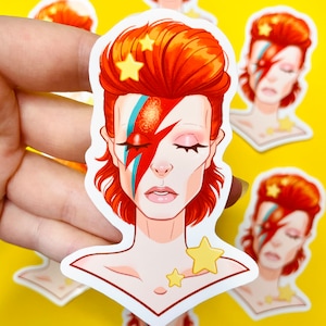 David Bowie Sticker Waterproof Decal