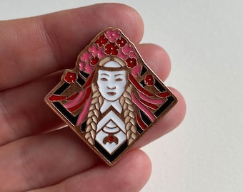 Slavic Pin. Goddess Mokosh.