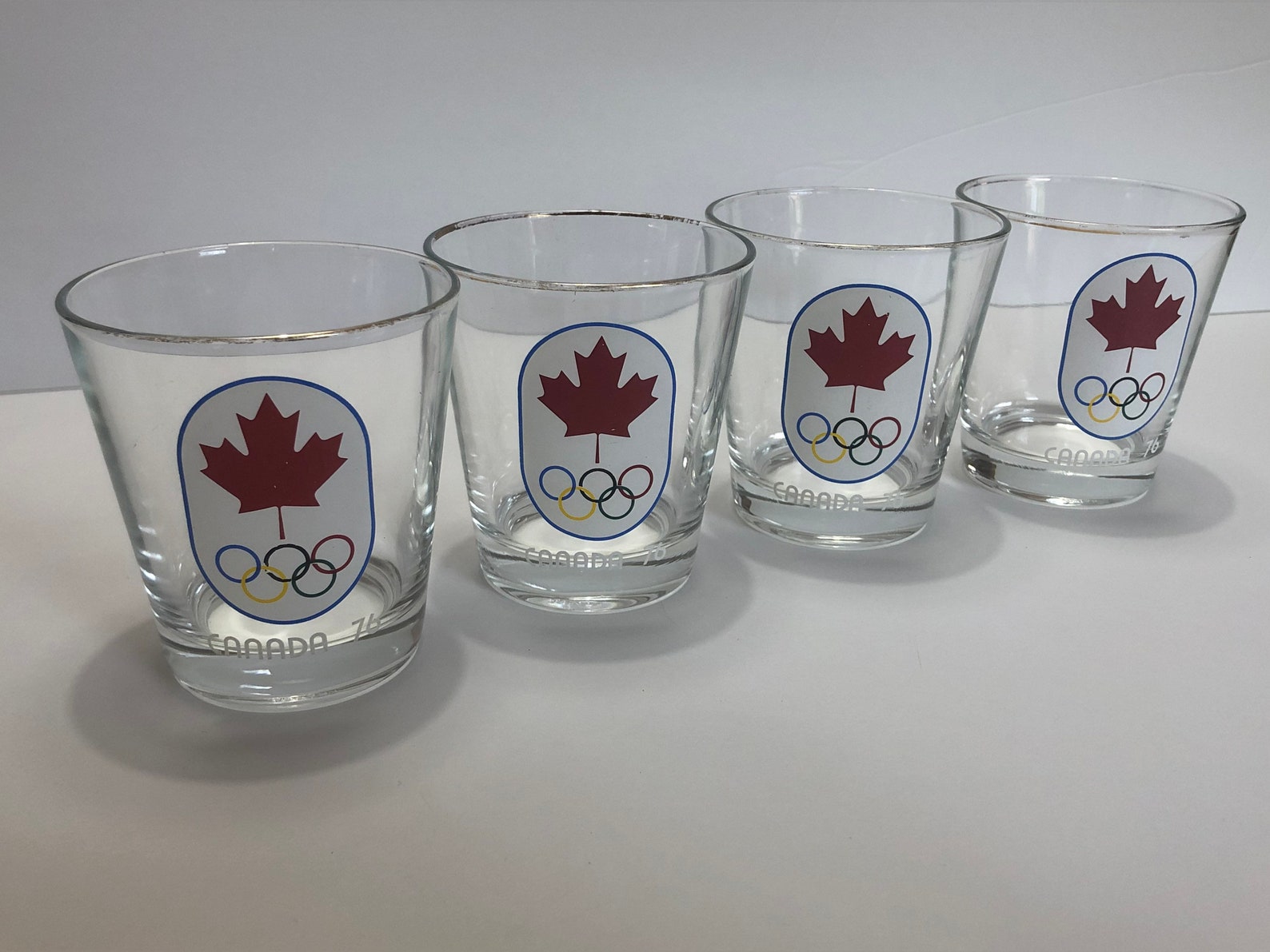 1976 Canada Olympics Drinking Glasses Montreal 76 Olympic Etsy