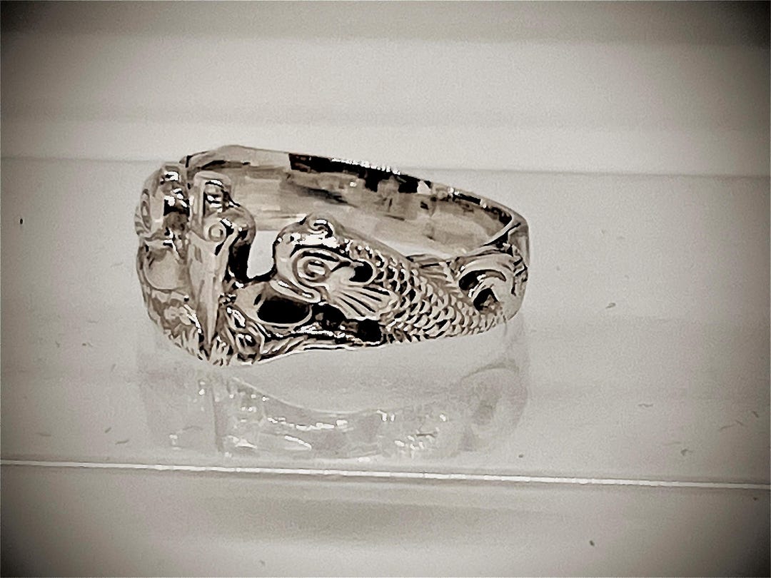 Sub Ring A (enlisted) Ladies or Pinky Ring. - Etsy