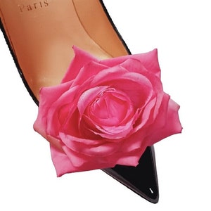 Flower Clips for Shoes 2 pcs, Shoe Clips, Shoe Accessories Please Choose Pink