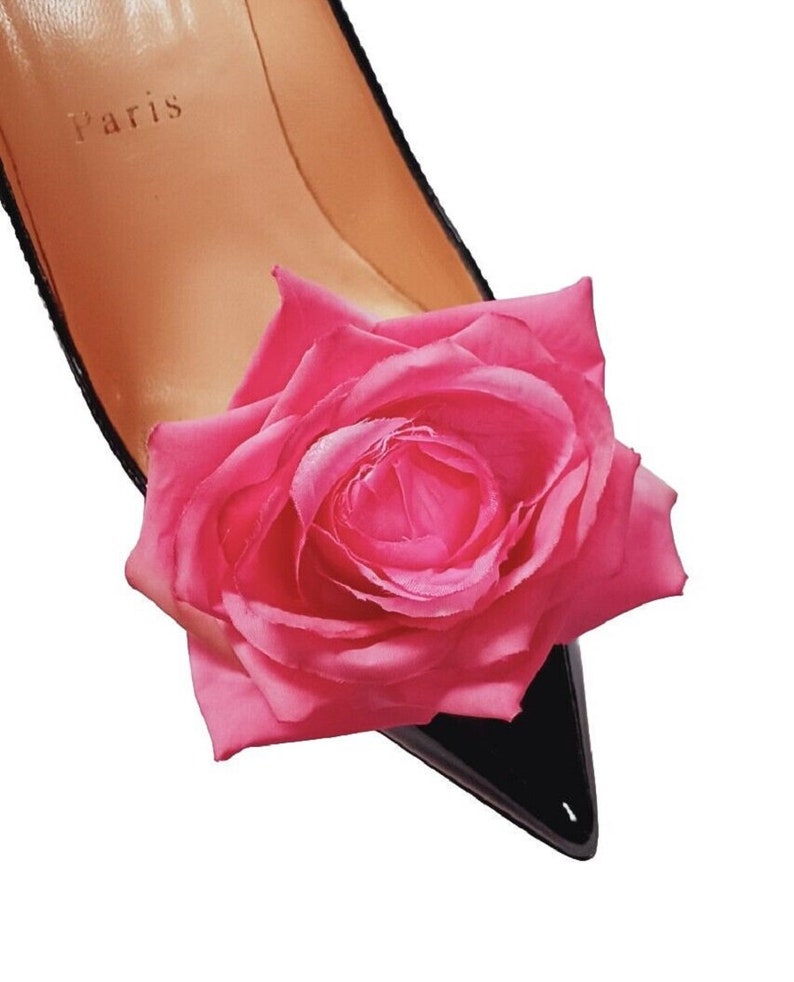 Flower Clips for Shoes 2 pcs, Shoe Clips, Shoe Accessories Please Choose Pink