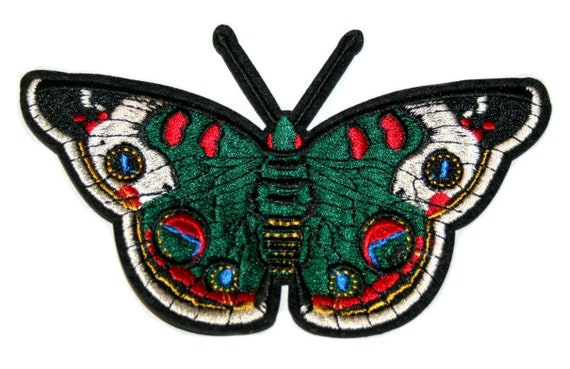 Butterfly Embroidery Sew, Iron on Patch for Clothes, Jeans Fabric Applique  DIY 