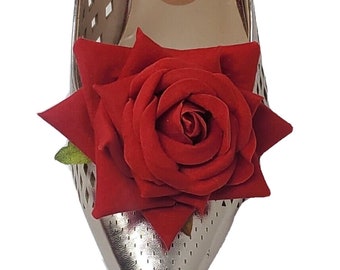 Flower Clips for Shoes (2 pcs), Shoe Clips, Shoe Accessories