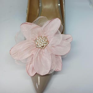 Mauve Clip for Shoes (2 pieces), Flower Clip, Shoe Clips, Prom Shoe Accessories