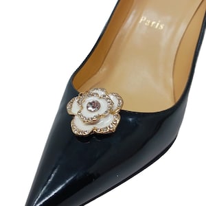Flower Shoe Clips, Shoe Accessory, Camellia Flower Rose, 2pcs, Please Choose Color