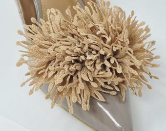 Fabric Clips for Shoes, Prom, Wedding Shoe Accessories 2 pcs - Please Choose Color
