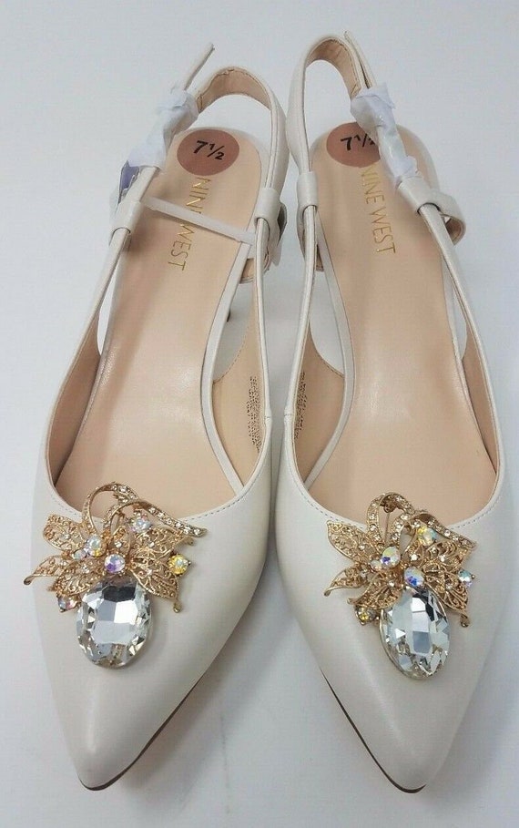 Gold Color Rhinestone Shoe Clips, Clips for Shoes, Shoe Accessories